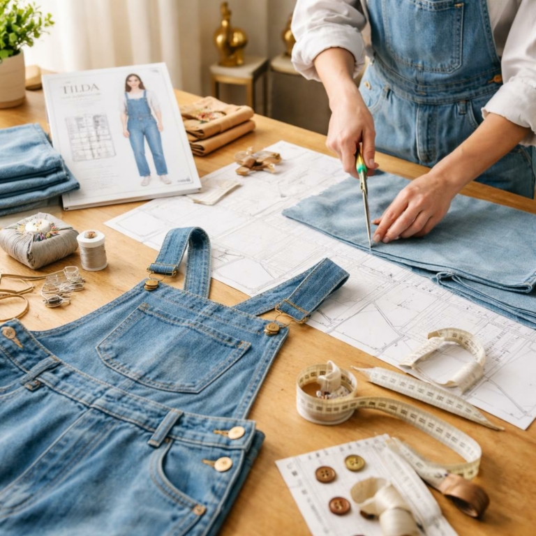 Patron Tilda : coudre l’overall parfait — guide pratique